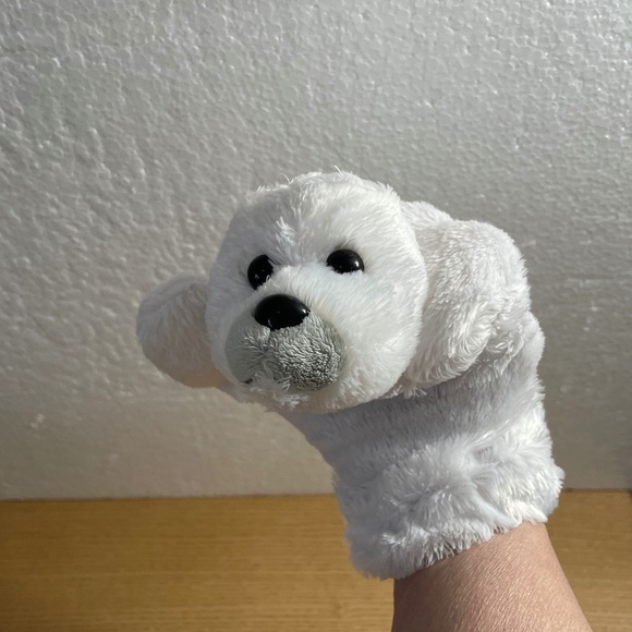 Caltoy White Baby Seal Hand Puppet or Golf Club Headcover for Iron Plush Toy 11" - Picture 6 of 10